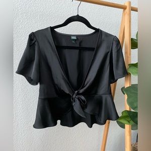 Wild Fable women’s top, silky, cropped top